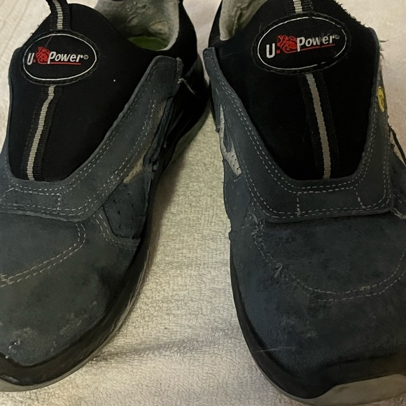 U Power Blue Steel Toe Safety Shoes Sz 7 - 7 1/2 (38) - Picture 6 of 13
